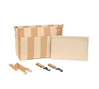 LÄSSIG Organizzatore per carrozzina per bebè Organizzatore per borsa con attacco per carrozzina e tracolla/Casual MIX Multi Bag beige/camel