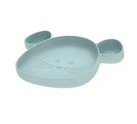 LÄSSIG Piastra in silicone/Little Chums Mouse blue