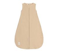 LÄSSIG Sacco nanna estivo per neonati senza maniche in mussola di cotone certificato GOTS unisex/Muslin Sleeping Bag nature, Dimensione 86/92 13-18 Mesi
