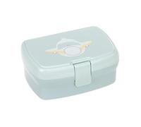 LÄSSIG Scatola per il pranzo dei bambini Scatola per il pranzo con divisorio rimovibile, senza BPA/Lunchbox Tiny Drivers Airplane