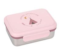 LÄSSIG Scatola per il pranzo dei bambini Scatola per la colazione in acciaio inossidabile Scatola per la scuola dell'infanzia sostenibile/Lunchbox Adventure Tipi,
