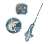 Lässig School Patches Set 3-teilig Shark Ocean