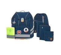 LÄSSIG Set di 7 zaini scuola per bambini/School Set Flexy Unique, Navy