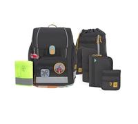 LÄSSIG Set zaino scuola 7 pezzi Boxy Unique black
