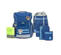 LÄSSIG Set di borse per la scuola da 7 pezzi per bambini/School Set Slim Unique dark blue