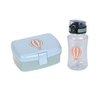 LÄSSIG Set di pranzo e biberon - Set da pranzo con cestino e biberon (460 ml)/Tiny Drivers Balloon