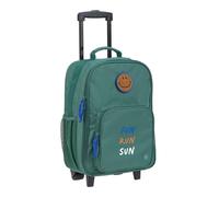 Lässig Valigia per bambini trolley da viaggio con manico telescopico e ruote per il bagaglio a mano dei bambini/Trolley dark green