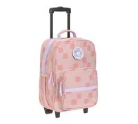 LÄSSIG Valigia per bambini trolley da viaggio con manico telescopico e ruote per il bagaglio a mano dei bambini/Trolley Pattern Party rose