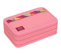Lässig Unico School Triple Pencil Case Slim Pink