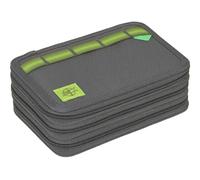 Lässig Unique School Triple Pencil Case Slim Unique Anthracite