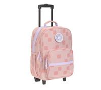 LÄSSIG Valigia per bambini trolley da viaggio con manico telescopico e ruote per il bagaglio a mano dei bambini/Trolley Pattern Party rose