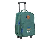 Lässig Valigia per bambini trolley da viaggio con manico telescopico e ruote per il bagaglio a mano dei bambini/Trolley dark green