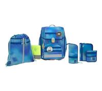 Lässig zaino della scuola School Set Boxy Unique Gradient Green / Blue