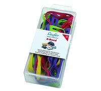 Läufer 59072 Rondella X-Band, elastici a croce elastici, 100 x 11 mm, diametro 65 mm, barattolo da 30 g, elastico colorato assortiti