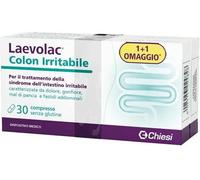 Laevolac Colon Irritabile Bipacco 30 + 30 Compresse Trattamento per Mal di Pancia e Gonfiore Addominali