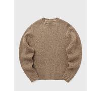 ØLÅF ESSENTIAL MELANGE KNITTED CREWNECK men Pullovers brown in taglia:L