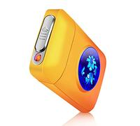 lafagiet XL666 Portasigarette con accendino, capacità per 18 sigarette King Size da 84mm, schermo LED, regali per la festa del papà per uomini