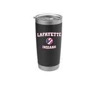 Lafayette Indiana (Indiana) Bicchiere termico in acciaio inox doppia parete