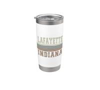 Lafayette Indiana retrò Bicchiere termico in acciaio inox doppia parete