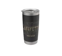 Lafayette Indiana vintage Bicchiere termico in acciaio inox doppia parete