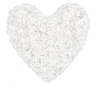 Lafefe Petali di Rosa Finti 1200 Pezzi, Petali Artificiali Ross, Rose Finte Per Decorazioni Per Decorazione Romantica, San Valentino, Anniversario Matrimonio E Fidanzamento - Bianco