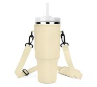 Lafefe Stanley - Borsa porta bottiglie d'acqua, accessori per bicchieri da 1,18 l, borsa per bottiglia da 1134 g, tracolla regolabile e clip a moschettone, per alpinismo, viaggi, campeggio, tonalità