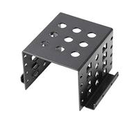 Lafeier Supporto mobile in lega di alluminio per montaggio interno per disco rigido da 3,5 pollici a 2,5 a 4 alloggiamenti