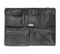 LAFENLIN Organizer per coperchio per custodia Pelican 1560, design con 5 tasche a rete per riporre oggetti, viene fornito con viti, adatto per custodia interna da 19,92 x 14,98 pollici o custodia