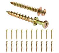 laffeya Vite a doppia testa per appendere quadri, gancio a vite 4 in 1, per cartongesso e borchie in legno (dimensioni miste, 40)