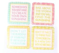 Lafinesse Em4625 - Sottobicchieri in pietra per caldo o freddo, modello Em4625