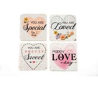 Lafinesse Em5245 - Sottobicchieri in pietra per caldo o freddo Em5245, in gres porcellanato