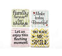 Lafinesse Em5249 - Sottobicchieri in pietra per caldo o freddo Em5249, in gres porcellanato