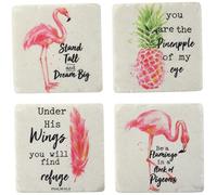 Lafinesse Em7108 - Sottobicchieri in pietra per caldo o freddo Em7108, in gres porcellanato