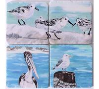 Lafinesse Em7114 - Sottobicchieri in pietra per caldo o freddo Em7114, in gres porcellanato