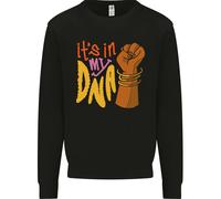 L'Africa È Nel Mio DNA Felpa Jumper Juneteenth Black Lives Matter Per Bambini