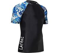 LAFROI Protezione antirottura a Compressione da Uomo UPF 50+ a Maniche Corte Fantasy Size MD