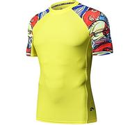 LAFROI Protezione antirottura a Compressione da Uomo UPF 50+ a Maniche Corte Pops Size XL