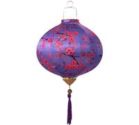 LAFSFBDF Lanterna Decorazione for Area panoramica for Strada all'aperto Lanterna Colorata in Seta a Forma di Diamante della Città Antica(A,18in)