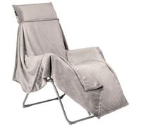 Lafuma Mobilier - Flocon Throw Relax - Coperta 172 x 180 cm Grigio