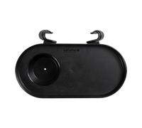 Lafuma Mobilier Mobile Portabicchieri per Poltrona Relax Mobile in plastica Riciclata al 100%, Nero, LFM5255_0247