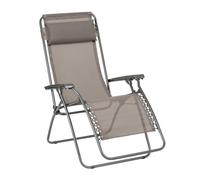 Lafuma Mobilier Rt2 Relax-Sedia a Sdraio reclinabile, Tessuto, Castagna, 114x68x87 cm