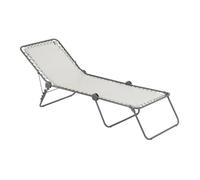 Sdraio Lafuma Mobilier Siesta L bianco grigio scuro