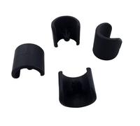 Lafuma Set di 4 piedini per sedie a sdraio, Diametro: 20 mm, Colore: Nero, LFM2843-0247