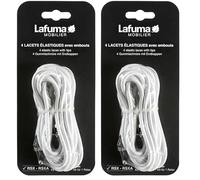 Lafuma - Set di 8 lacci elastici con punte per RSX/RSXA, colore bianco, LFM2322-0020 (imballaggio può variare)