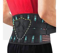 LAFUYSO Cintura di Supporto per la Schiena per Alleviare il Dolore Lombare con Cuscinetto Lombare, Fascia di Sostegno per Ernia del Disco, Sciatica - Uomini e Donne