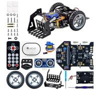 LAFVIN MicroBit Smart Robot Car per MakeCode e MicroPython, robot educativo di codifica STEM per bambini principianti (senza micro: bit)