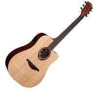 LAG Tramontane T70DCE Natural Satin Chitarra Semiacustica Dreadnought