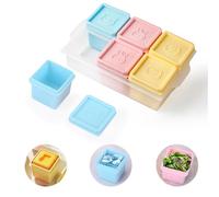 LAGAHS Vassoio per cubetti di ghiaccio con 2 coperchi, confezione singola, grande stampo per congelatore in silicone, stampo in silicone per zuppe, alimenti, whisky, cocktail, bevande bourbon Weih