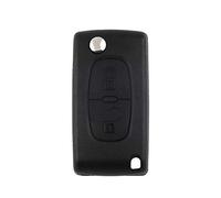 LAGE Ricambio Chiave Guscio con Lama per Telecomando 2 Tasti Citroen Nero per i modelli C1 C2 C3 C4 C5 Picasso Berlinga