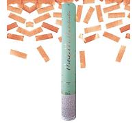 Lage Tubo Spara Coriandoli Oro Rosato, Cannone Popper Rose Gold per Diciottesimo Compleanno, Anniversario di Matrimonio, Serata a tema, Festa a sorpresa, Party di Laurea - 1 Confetti Cannon 40 cm